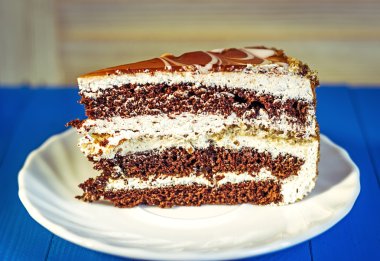 mavi bir arka plan üzerinde çok kolay