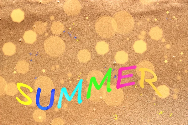 Sand und Sonne Hintergrund — Stockfoto