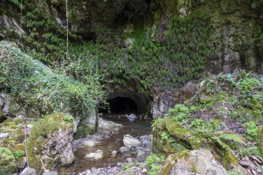 Şelaleler, yürüyüş yolları, izleme noktaları ve piknik alanları Kastamonu, Pnarba bölgesi, Batı Karadeniz bölgesi, doğal mucize kanyonu ve orman.