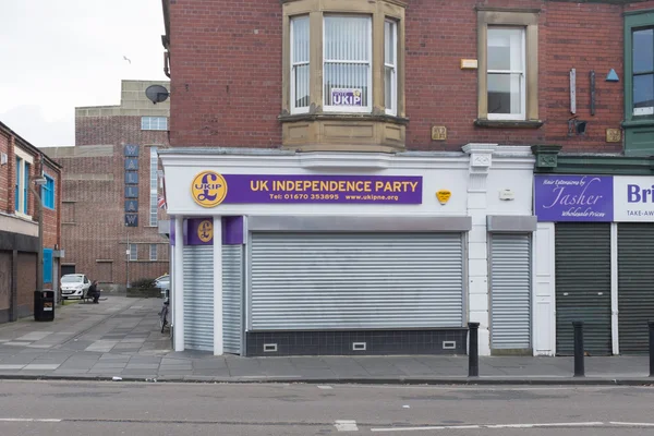 UKIP Constiuency ofis, Blyth, Northumberland, İngiltere