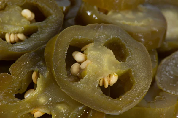 Dilimlenmiş ve biber turşusu jalapeno biber biber