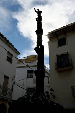 Torredembarra şehir meydanındaki 