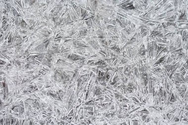 Kış mevsiminde buzun makro arka planı