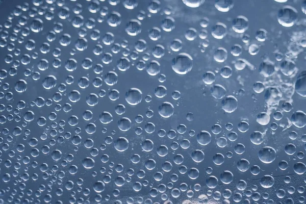 Makro Zbliżenie Tło Zdjęcie Małych Kropel Wody — Zdjęcie stockowe