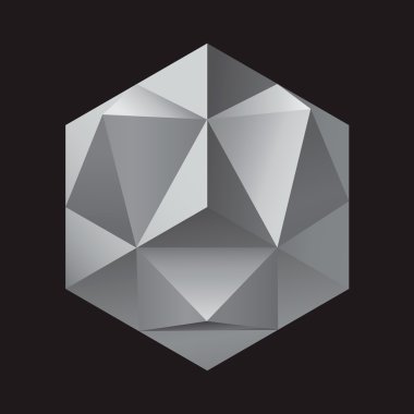 Çokgen. Modern arka plan iş tanıtımı için.