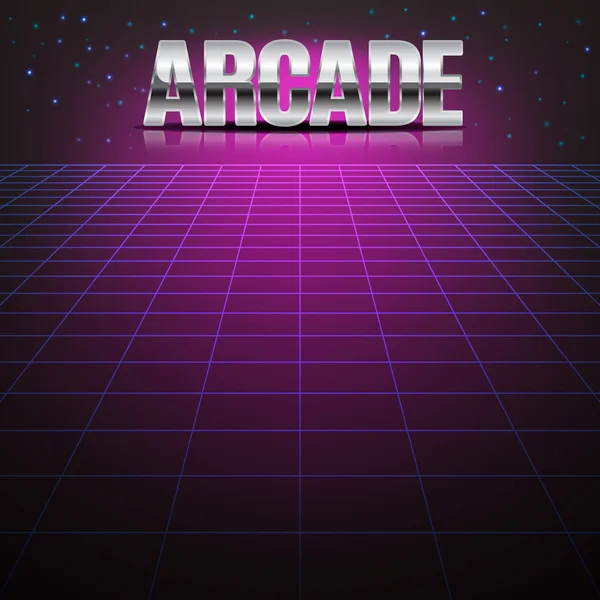 Arka plan stili içinde 80s arkadın.