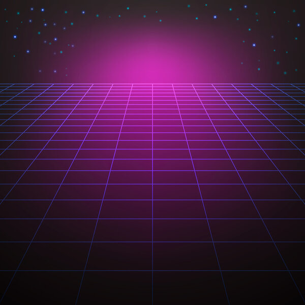 Background in style arcades the 80s.