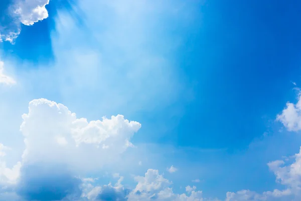 Blue sky and white cloud — Stock Photo, Image