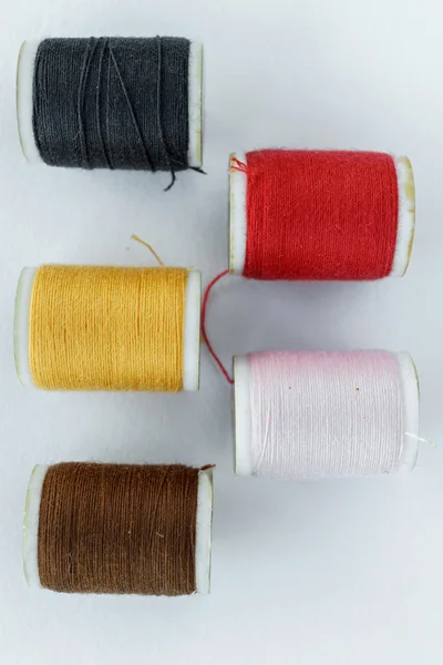 Colorful thread in spool — Stock Photo, Image