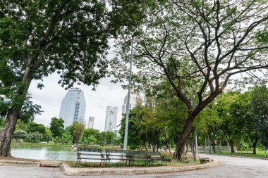 tezgah yakınındaki geçit Park Bangkok Tayland