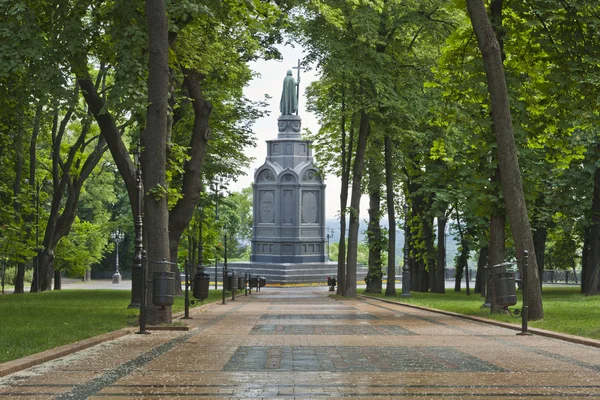 Пам'ятник Prince Vladimir в Києві — стокове фото