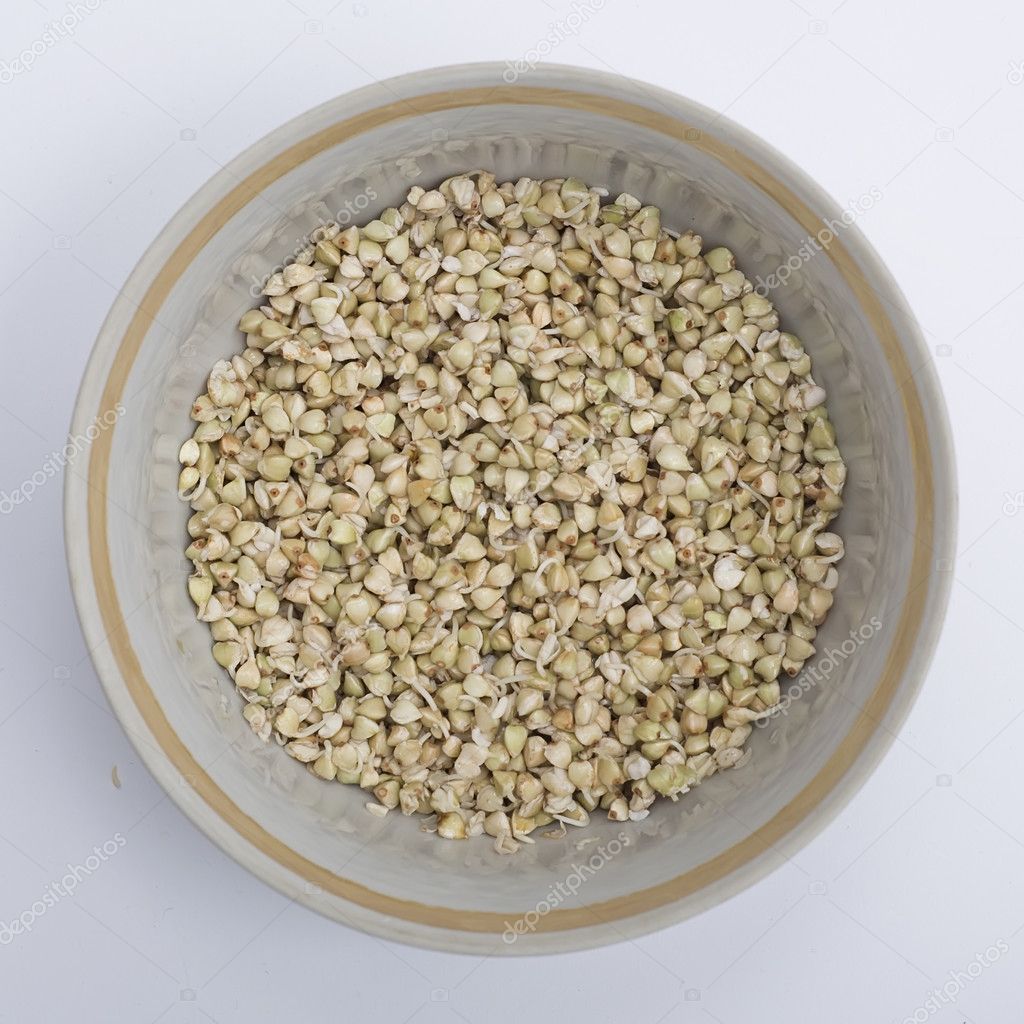 Green buckwheat, raw food