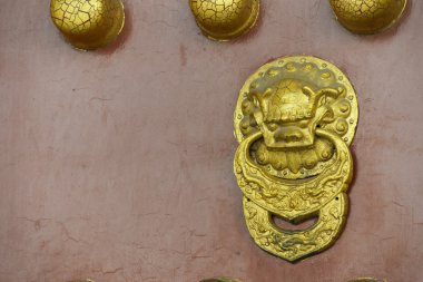 Çin bronz aslan kapı