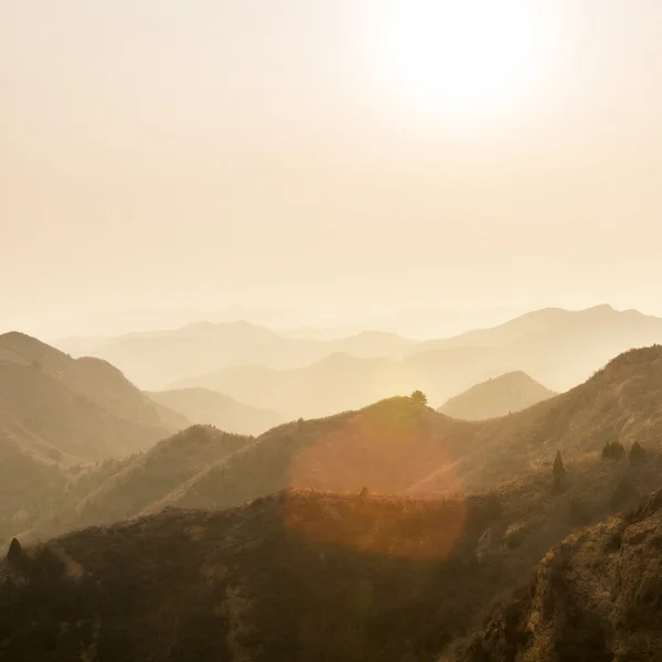 Vista Panorámica Montaña China — Foto de Stock
