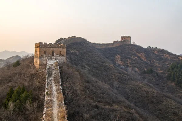 Majestuosa gran pared de china — Foto de Stock