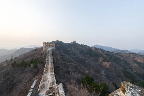 Majestoso grande parede de china — Fotografia de Stock