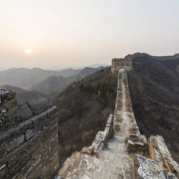 Majestueuse grande muraille de Chine — Photo