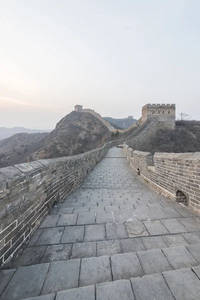 Majestoso grande parede de china — Fotografia de Stock