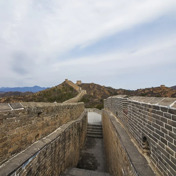 Majestuosa gran pared de china — Foto de Stock