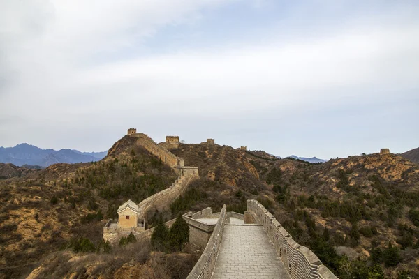 Majestoso grande parede de china — Fotografia de Stock