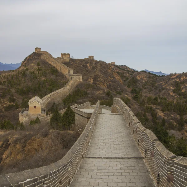 Majestoso grande parede de china — Fotografia de Stock