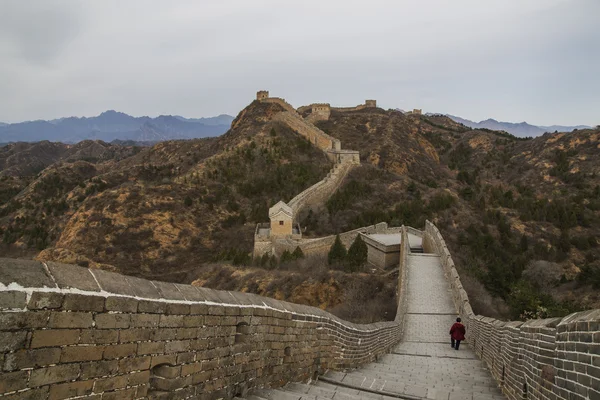 Majestoso grande parede de china — Fotografia de Stock