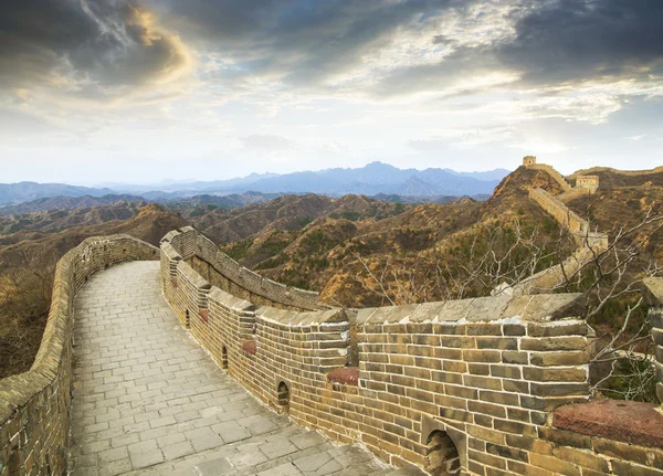 Majestueuse grande muraille de Chine — Photo