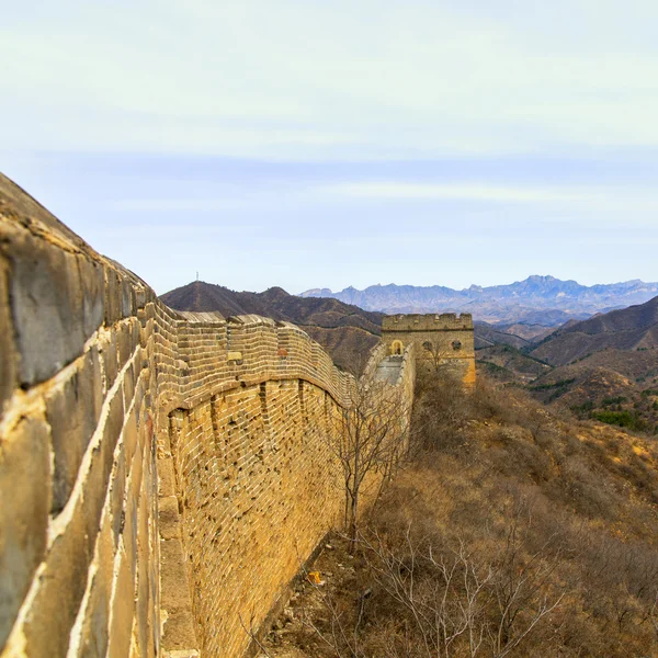 Majestueuse grande muraille de Chine — Photo