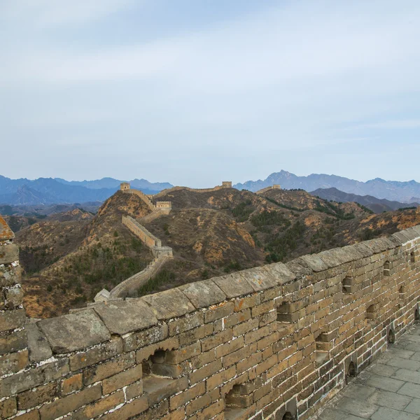 Majestueuse grande muraille de Chine — Photo