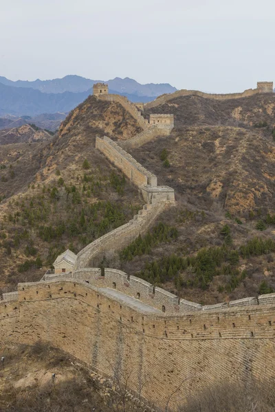 Majestoso grande parede de china — Fotografia de Stock