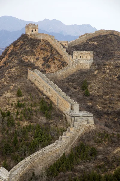 Majestueuse grande muraille de Chine — Photo