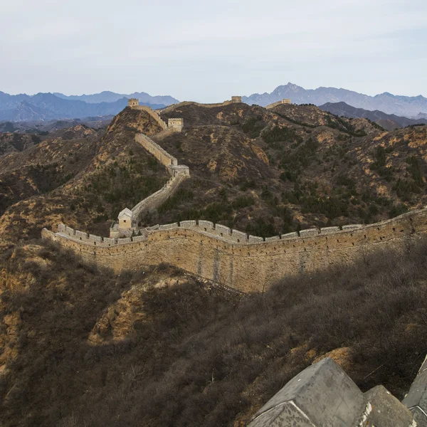 Majestueuse grande muraille de Chine — Photo