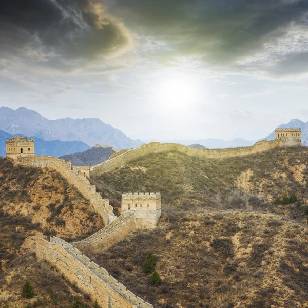 Majestic Great Wall of China — Stock Photo, Image