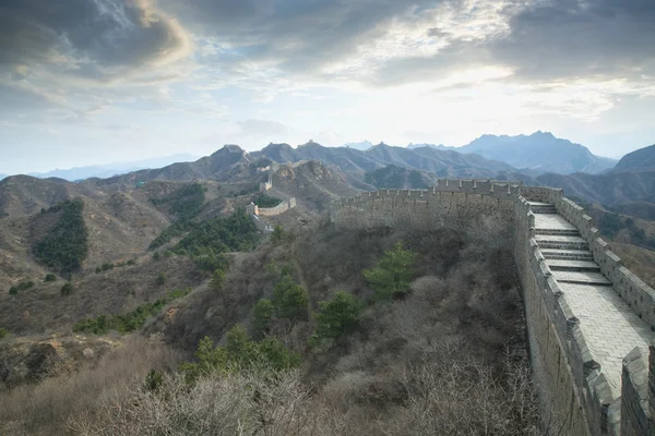 Majestueuse grande muraille de Chine — Photo