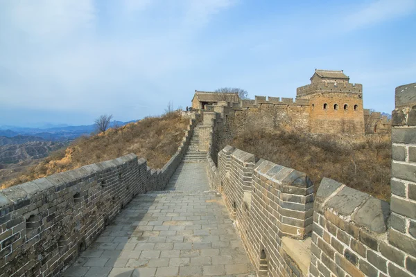 Majestoso grande parede de china — Fotografia de Stock