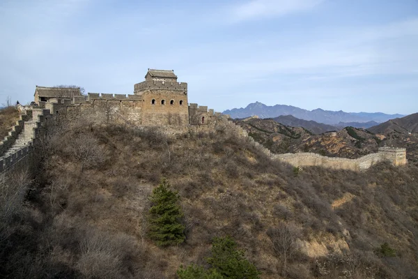 Majestoso grande parede de china — Fotografia de Stock