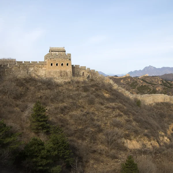 Majestátní velká čínská zeď — Stock fotografie