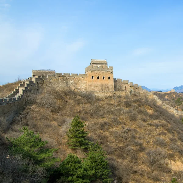 Majestoso grande parede de china — Fotografia de Stock