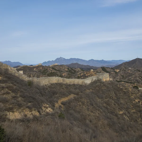 Majestueuze grote muur van China — Stockfoto