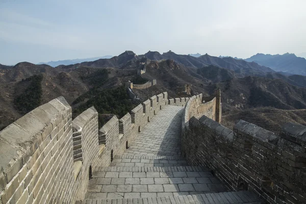 Majestoso grande parede de china — Fotografia de Stock