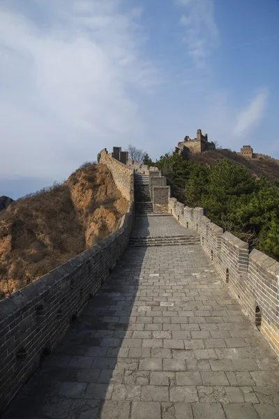 Maestoso grande muro di porcellana — Foto Stock