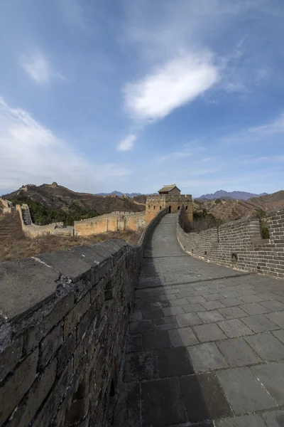 Majestoso grande parede de china — Fotografia de Stock