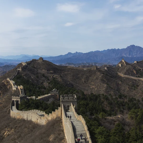 Majestueuse grande muraille de Chine — Photo