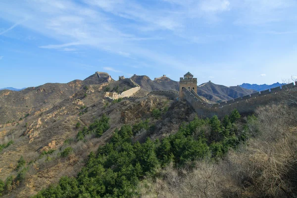 Majestueuse grande muraille de Chine — Photo