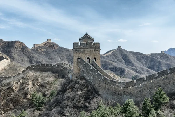 Majestueuse grande muraille de Chine — Photo