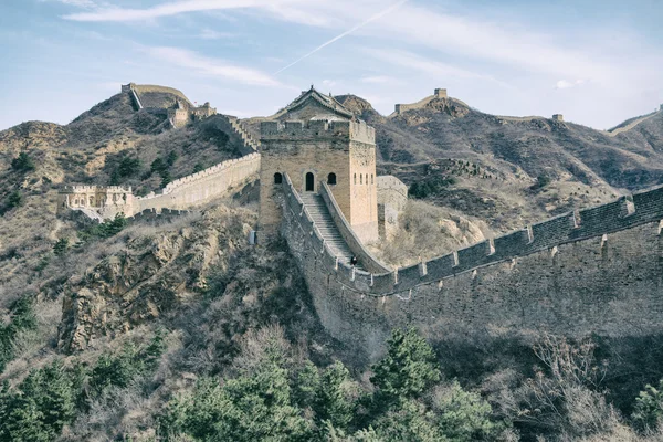 Majestueuse grande muraille de Chine — Photo