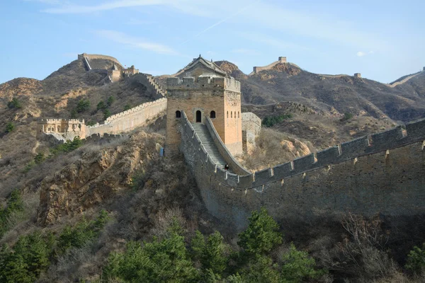 Majestueuse grande muraille de Chine — Photo