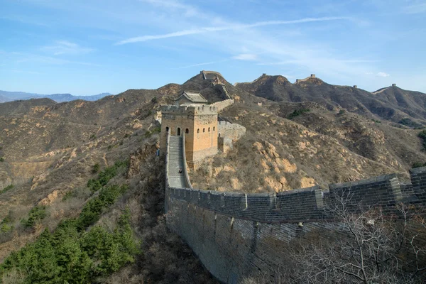 Majestueuse grande muraille de Chine — Photo