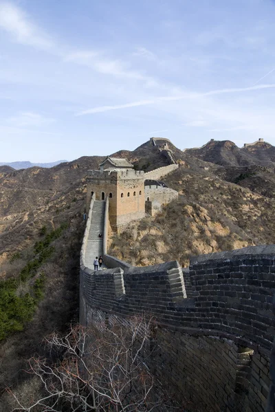 Majestueuze grote muur van China — Stockfoto