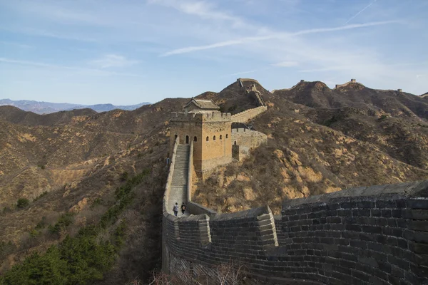 Majestoso grande parede de china — Fotografia de Stock